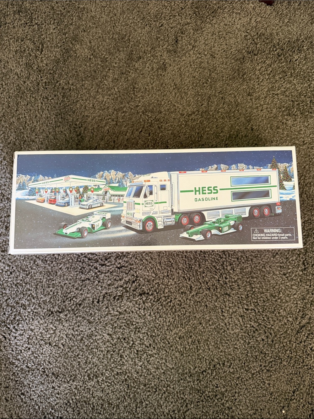 New Hess 2003 Green Toy Truck and Racer Set - Kids Toys